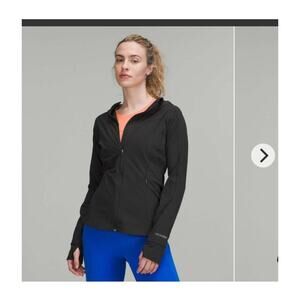 NWOT Lululemon Size 12 Mist Over Windbreaker Black